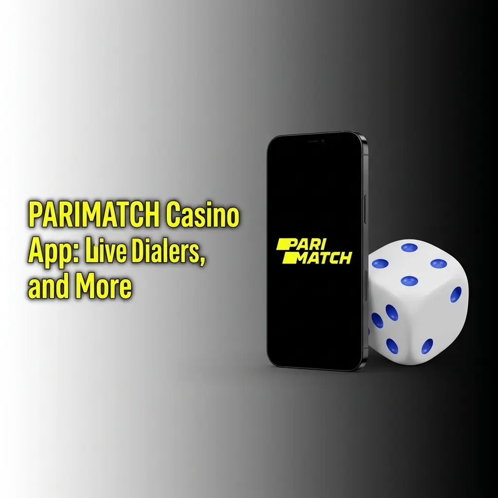 Parimatch casino app showing live dealers, slots, and table games like Roulette and Blackjack on mobile